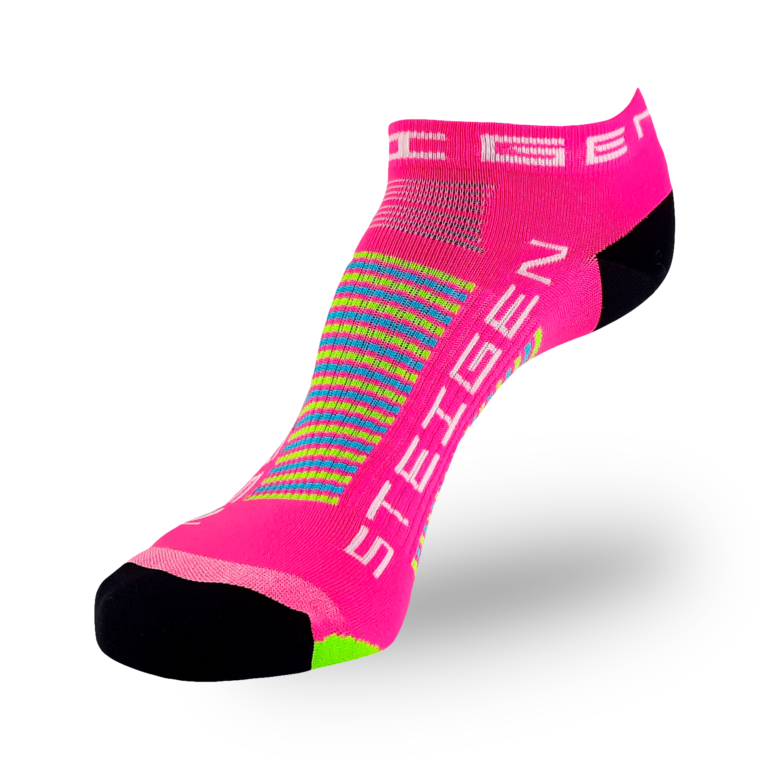 Pink Tutti Frutti Running Socks Zero Length