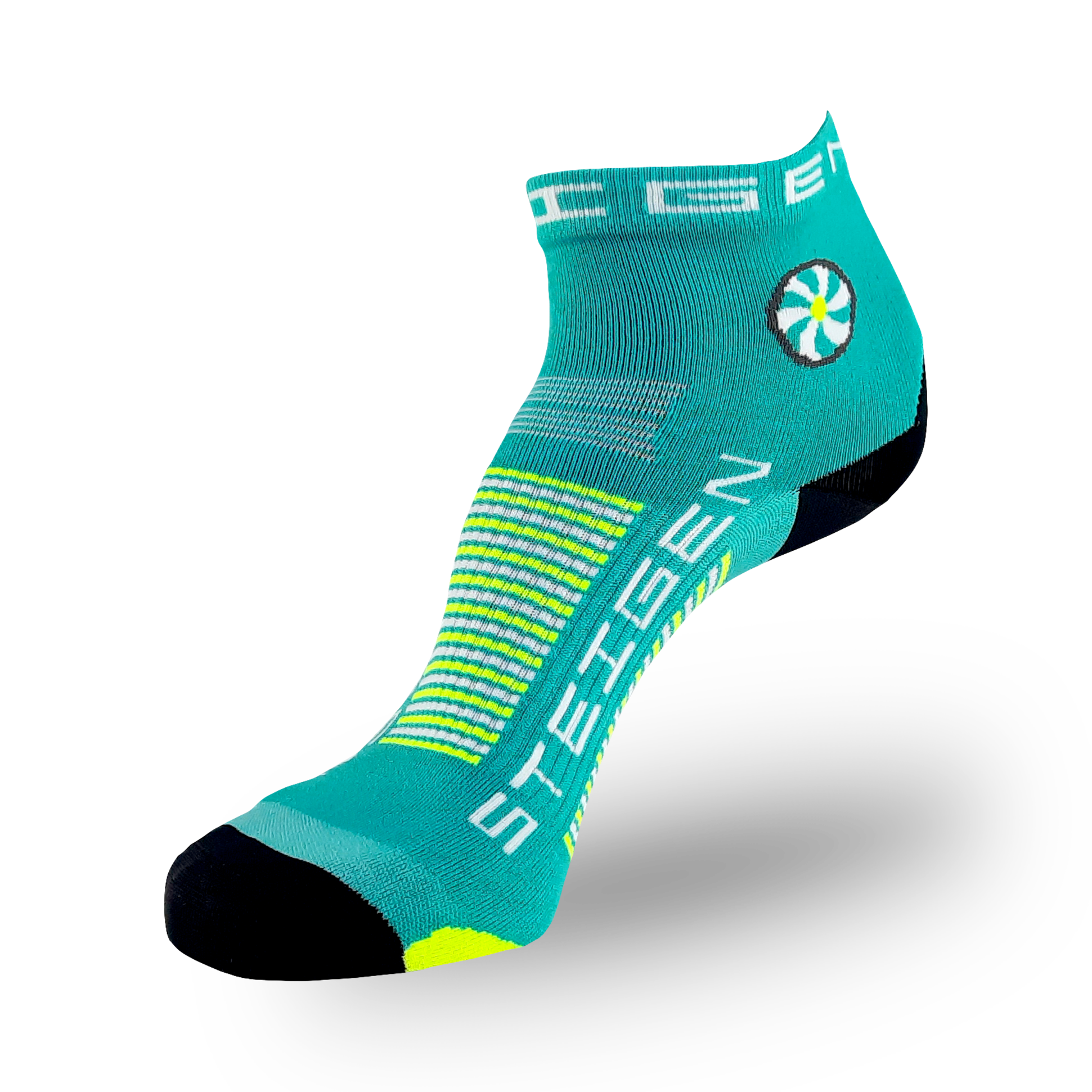 Seaside Running Socks ¼ Length