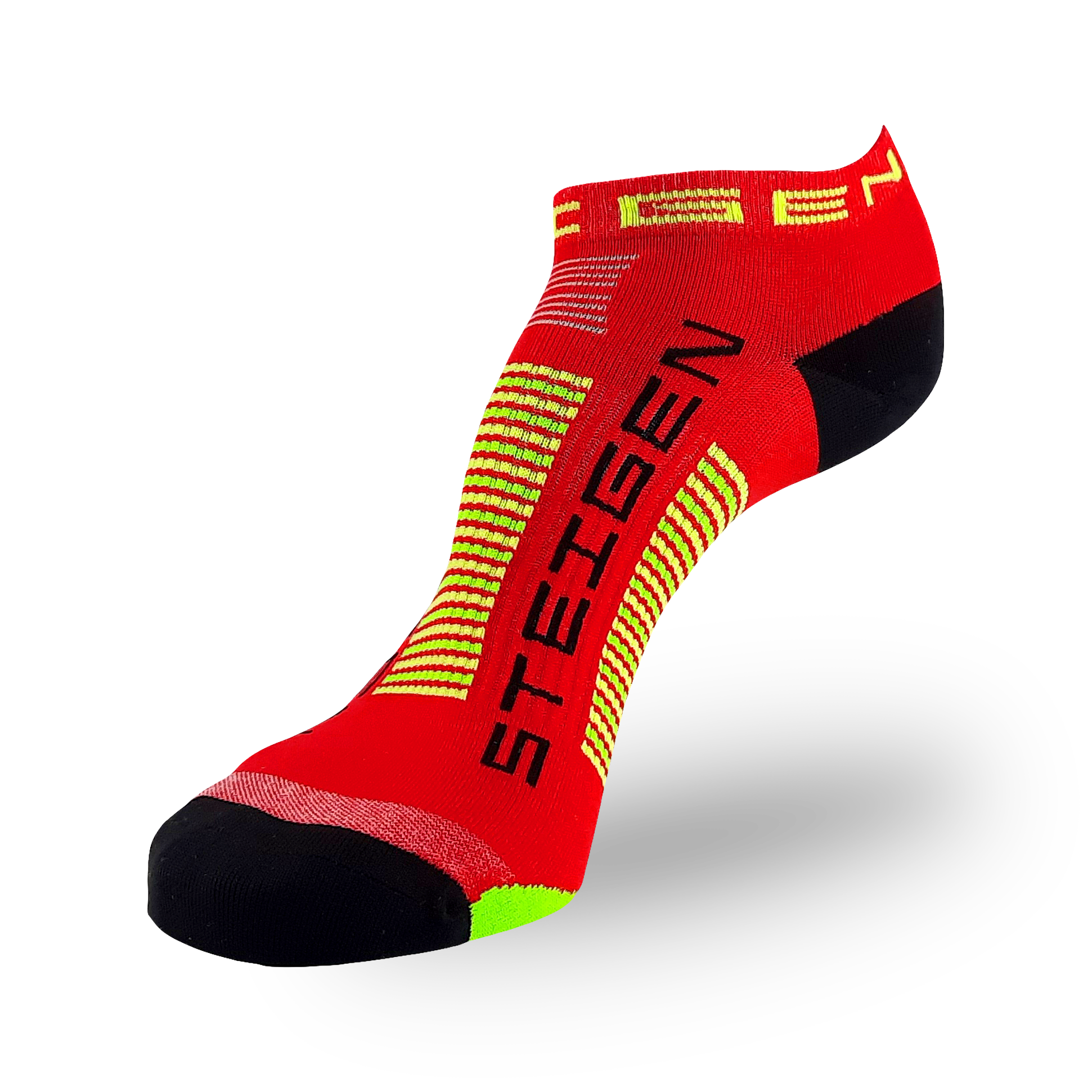Red Running Socks Zero Length