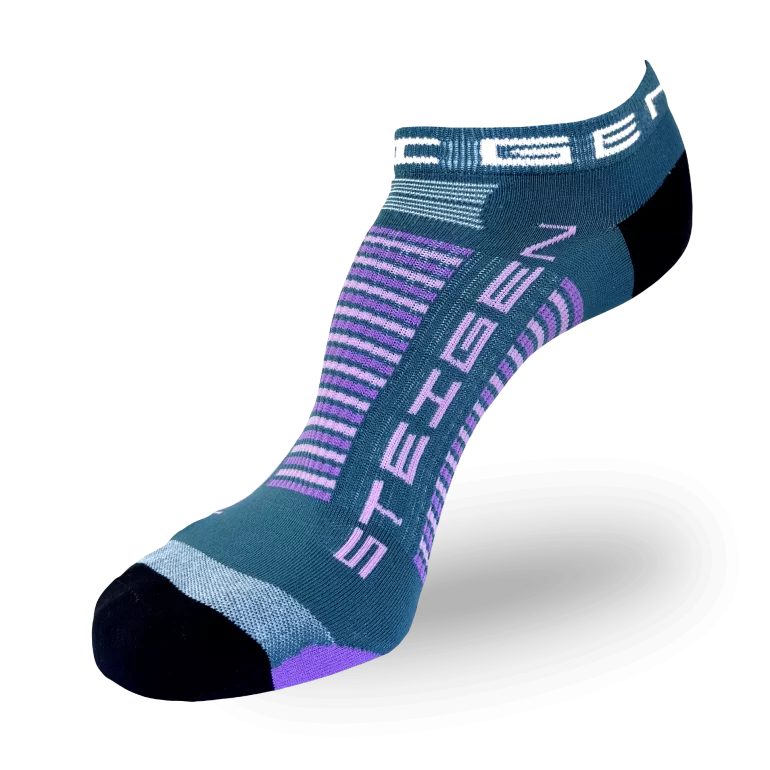 Teal Running Socks Zero Length